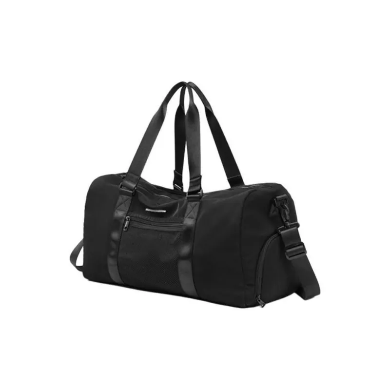 Skechers Polyester Gym Bag Travel Bag Large Size Unisex Black-2
