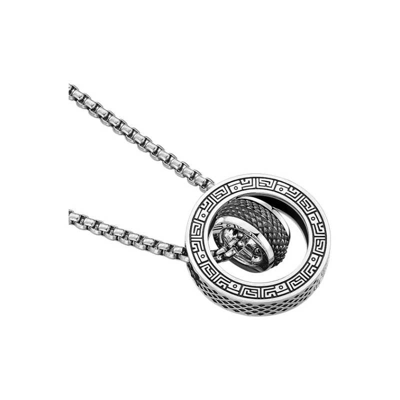 MYSH 925 Sterling Silver Necklaces Men's-2