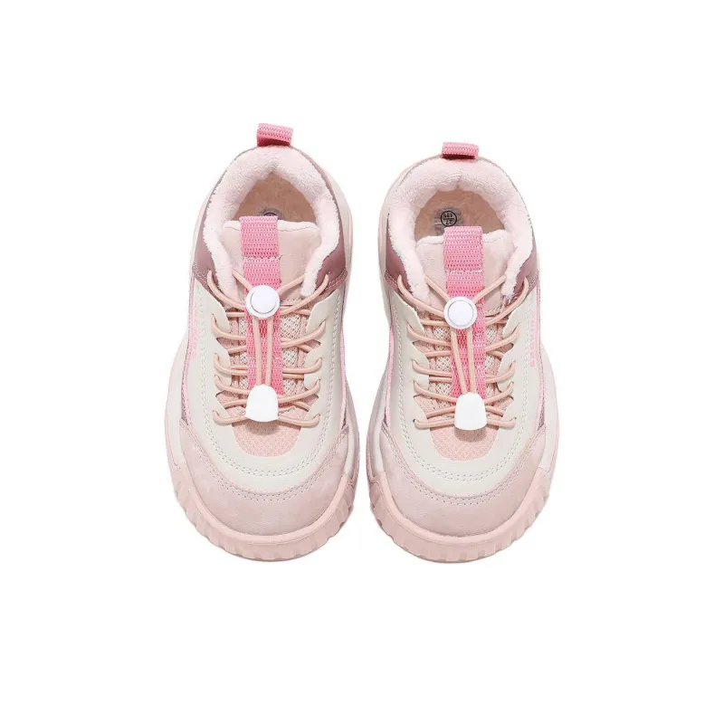ABC KIDS Slip Resistant Lightweight Cushioning Kids Lifestyle Shoes Pink/Purple Color Kids'-5