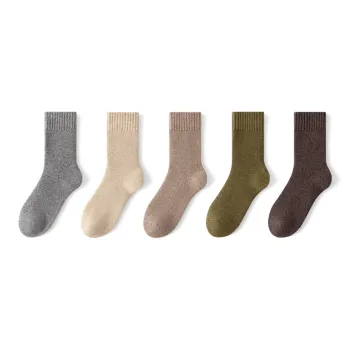 MIIOW Mid Calf Socks Women's 5 Pack