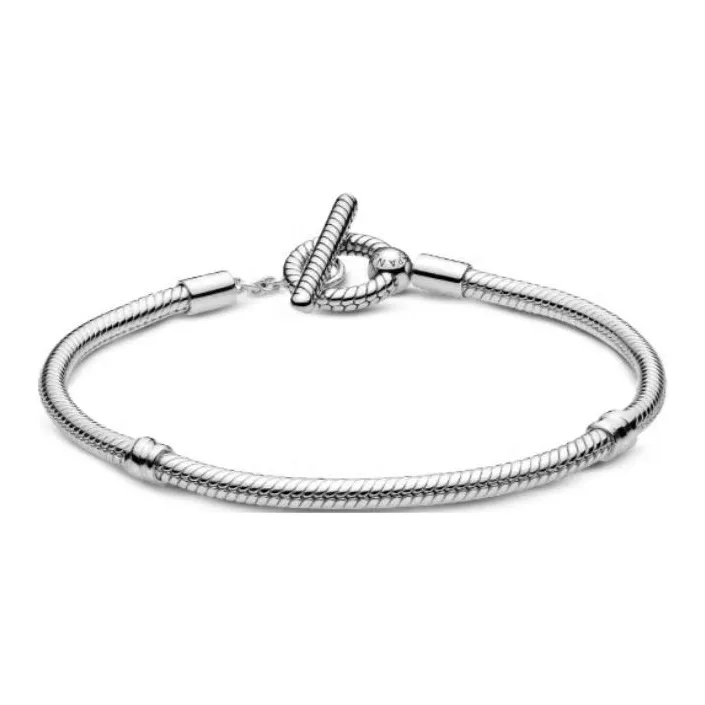 Pandora 925 Sterling Silver Bracelets Unisex Silver-1