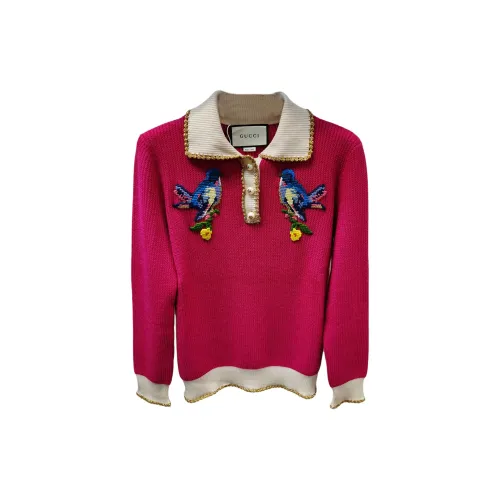 GUCCI Cashmere Sweater Women's Red