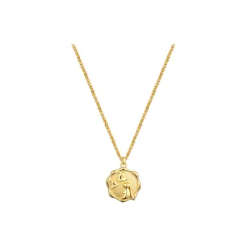 Social Talent 18K Gold Plated Copper Necklaces Women's