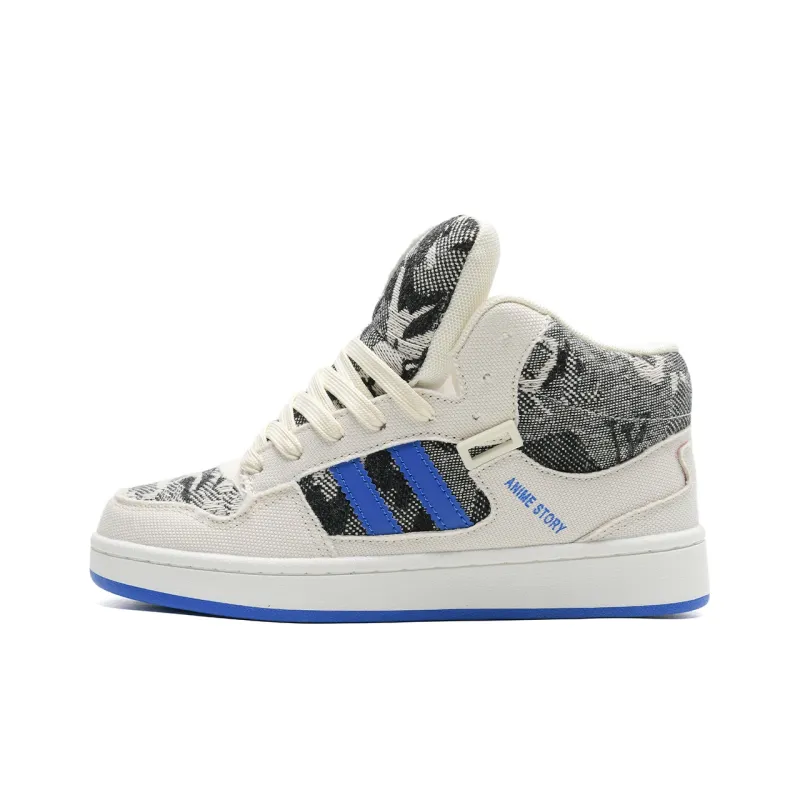 Circle Small Coverage Slip Resistant Balance Height Increasing Mid Top Skateboard Shoes Unisex Box Included-1
