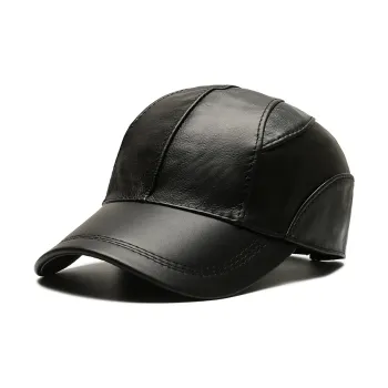 YUZHAOLIN Cow Leather Baseball Caps Men's