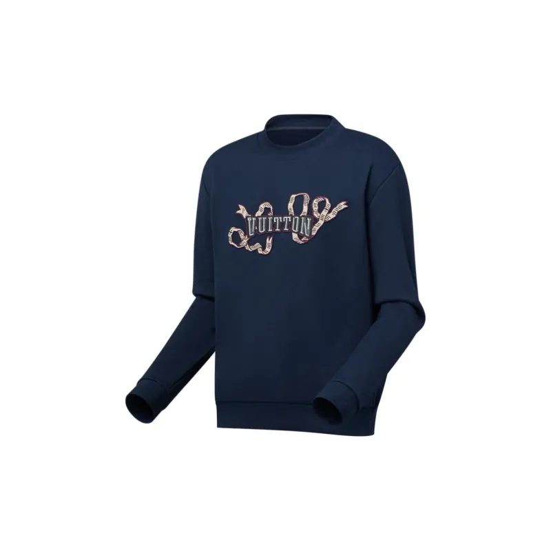 LOUIS VUITTON Embroidered Cotton Crewneck-2