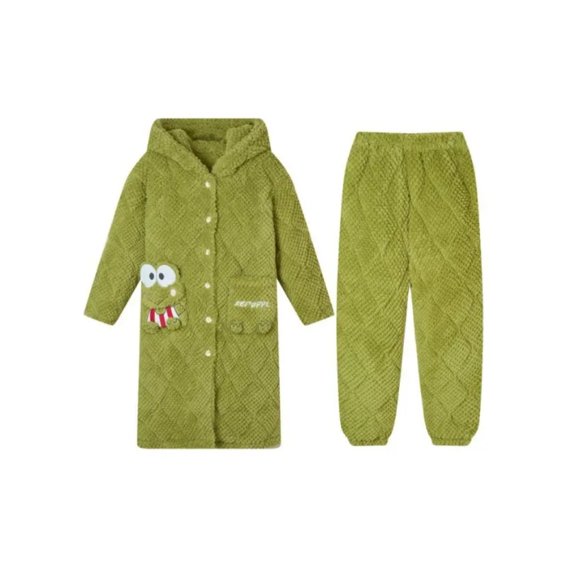 DanceBees Pajama Set Women's Green-0
