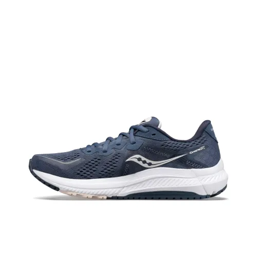 Saucony Omni 20 Anti-Slip Wear-Resistant Low-Top Casual Running Shoes Women's Blue