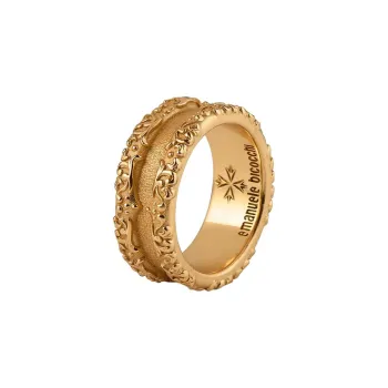 EMANUELE BICOCCHI Arabesque Double Band Ring