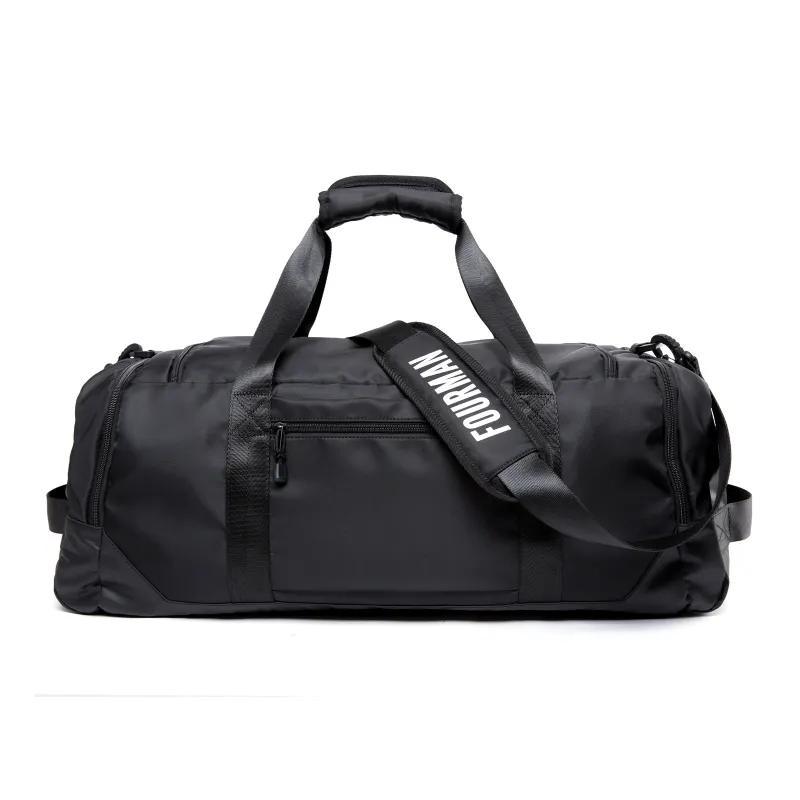 MOYYI Oxford One Shoulder Portable Basketball Bag Crossbody Bag Gym Bag Travel Bag Large Size Men's Gray/Black-9