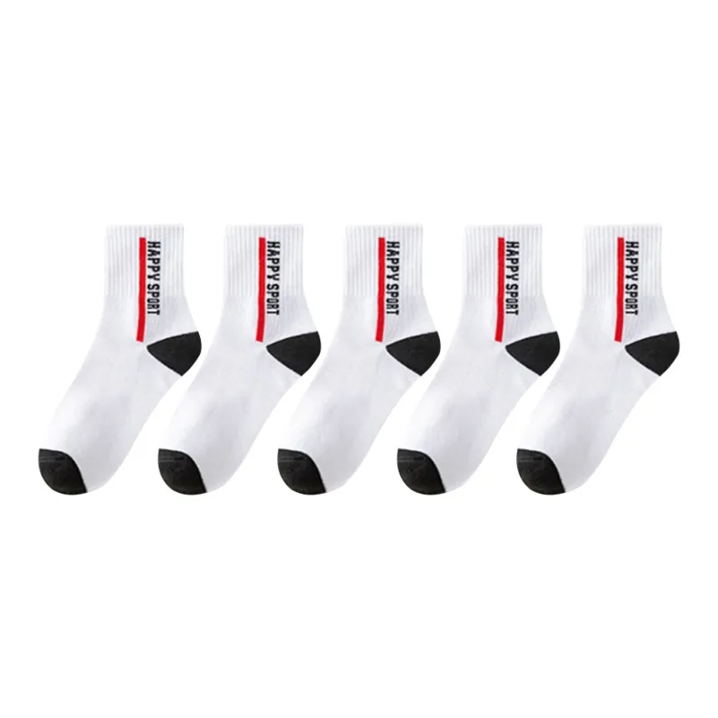 Mulong Family Mid Calf Socks Men's 5 Pack-10