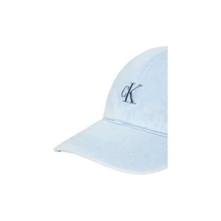 CALVIN KLEIN Cotton Baseball Caps Men's Light Blue-2