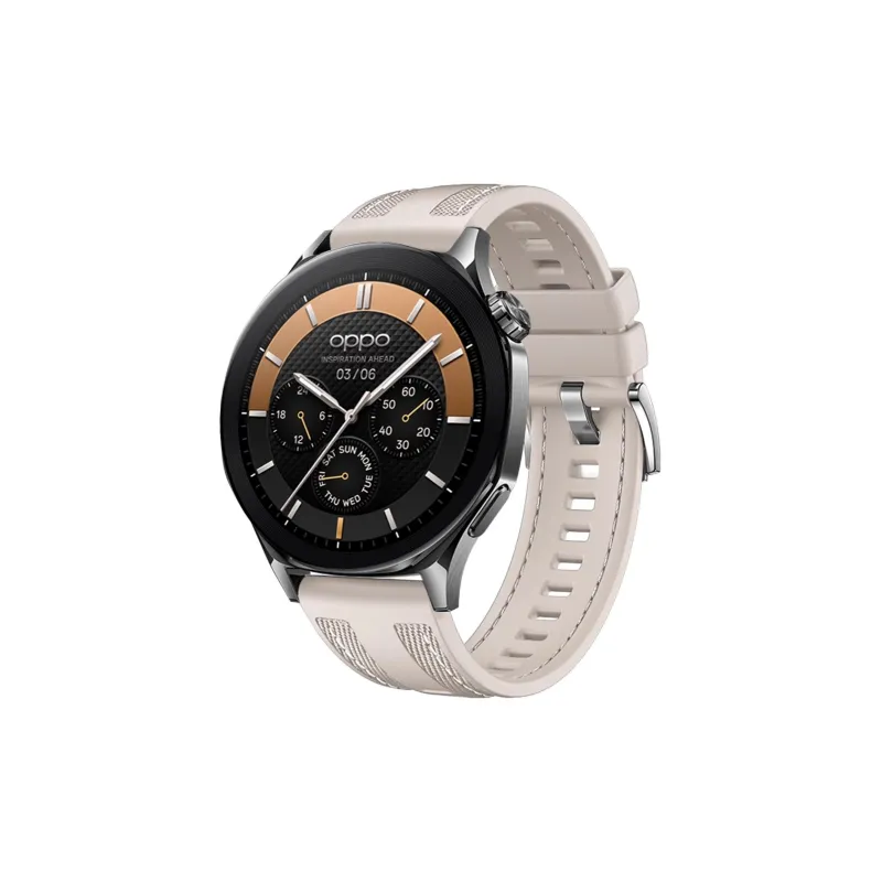 FZRT OPPO Compatibility Watch Band GT5 Same Style Composite Woven Strap Silicone Material-8