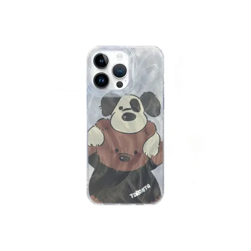 KESHIXIONG TPU Material Bear Phone Case Compatible With IPhone 15/14 Plus/13/12/11/15 Pro Max/XS/XR/XS Max/8 Plus
