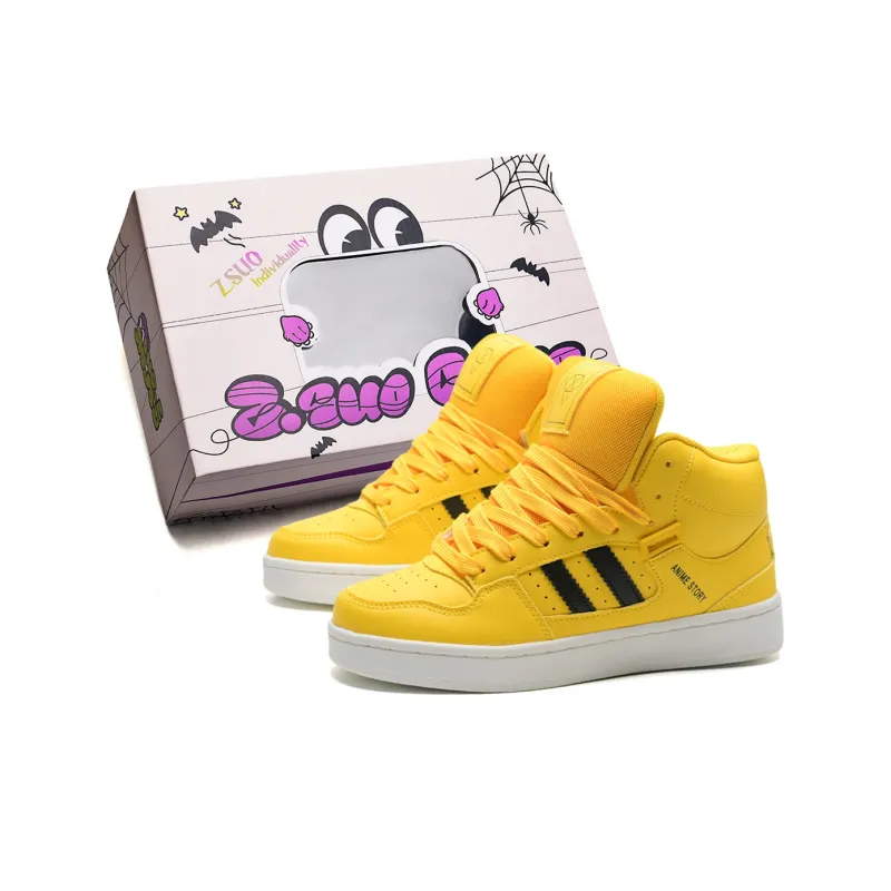 Z.SUO Full Coverage Warm Slip Resistant Cushioning Height Increasing High Top Skateboard Shoes Unisex Box Included-7
