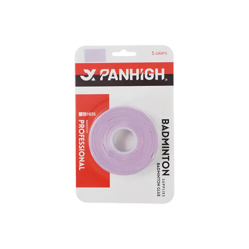 Crab Feathers Badminton Grip Tape Polyurethane Training Match Thin 5 Pack-5