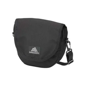 GREGORY Nylon Shoulder Bag Crossbody Bag Unisex Black