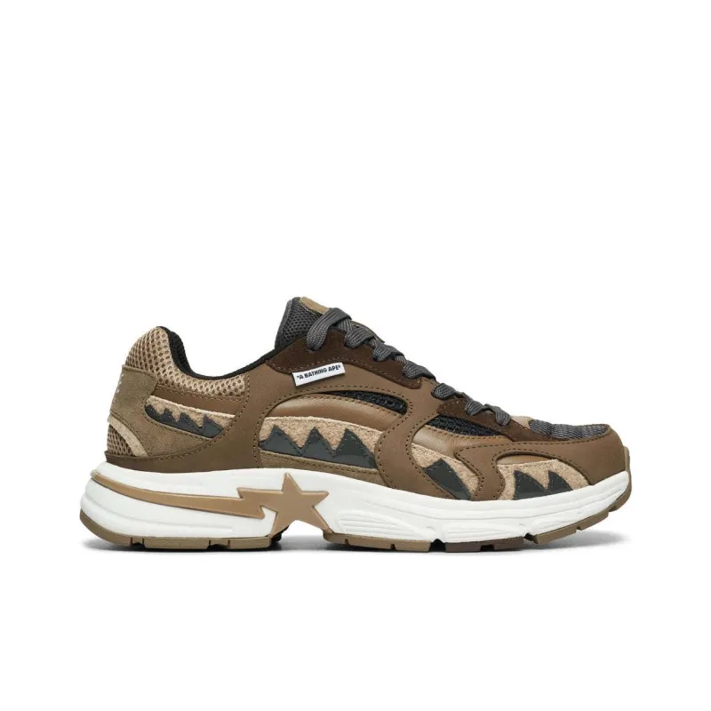 A BATHING APE SHARK STA Slip-Resistant Low-Top Casual Shoes Men's-1