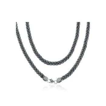 LUCKYMOJO S925 Silver Necklaces Men's