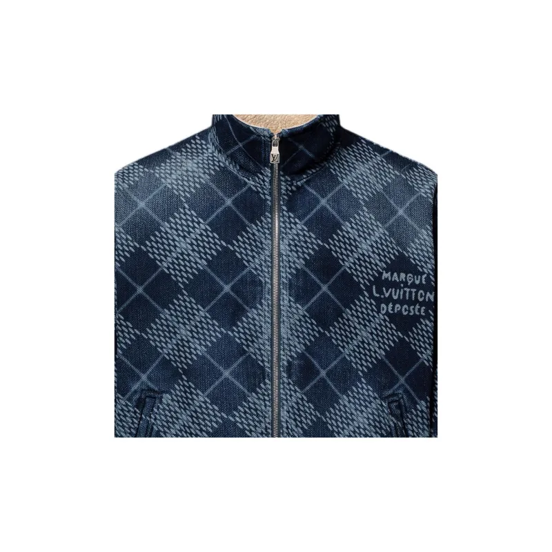 Lv Denim Fleece Blouson-7