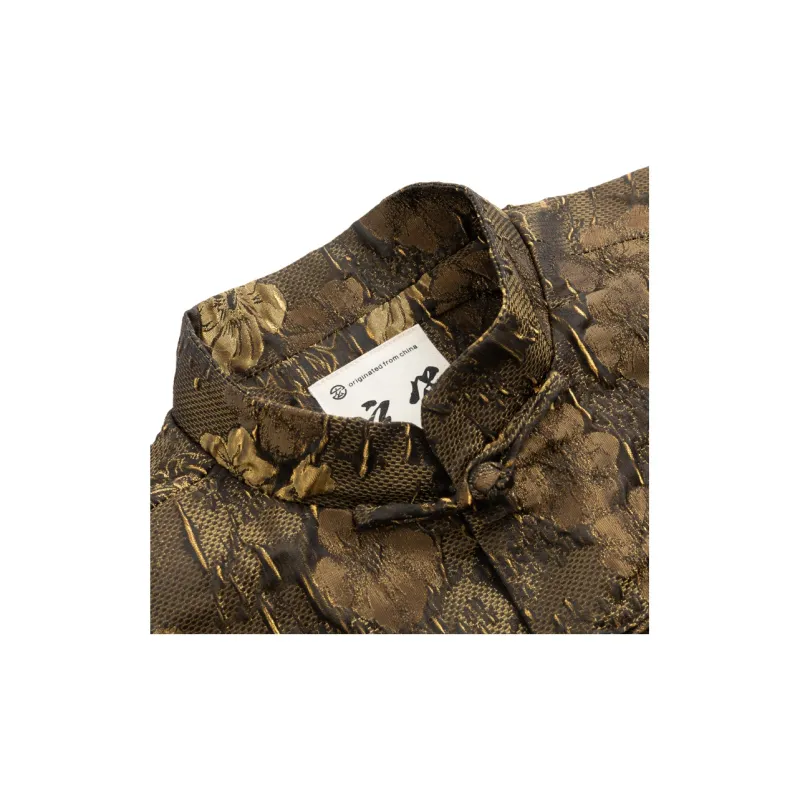 XUANSHENG Jackets Coats Men's Gold-3