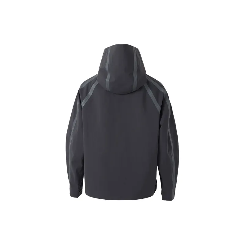 UPON PRO Waterproof And Windproof Windbreaker Jacket Women's Dark Gray-1
