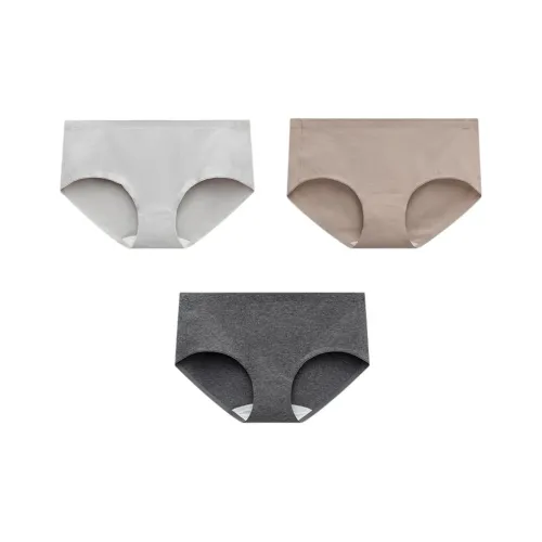 YOUNGYELL 100% Cotton Antibacterial Crotch Underpants Women's Combo Set