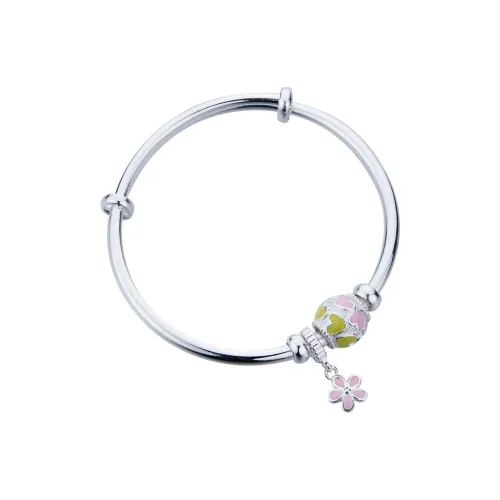 Shunqin Silver Building 999 Fine Silver Bangles Women's