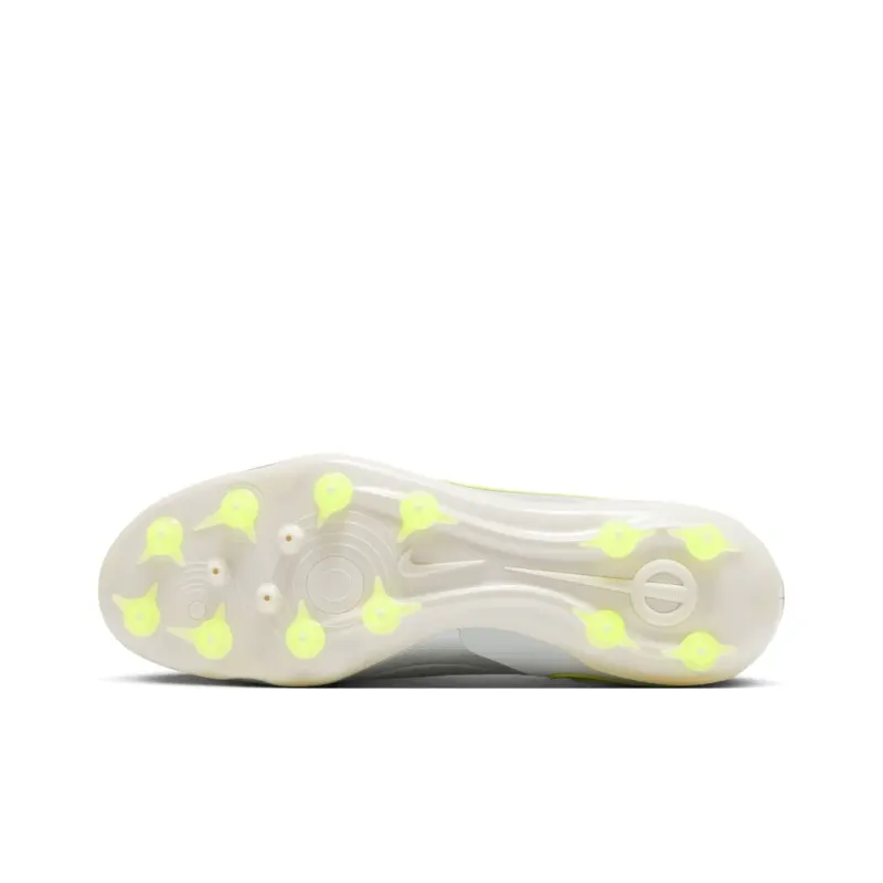 Nike Tiempo Legend 10 Pro Ag Metallic Silver Volt Black-3