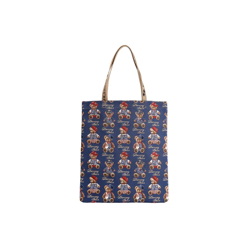 DANNYBEARJEANS Fabric Pocket Shoulder Bag Regular Women's Green Camouflage/Gentleman Bear Blue-4