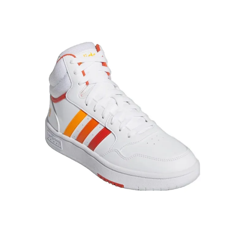 Adidas Hoops 3.0 Cloud White Preloved Red Orange Women's-2