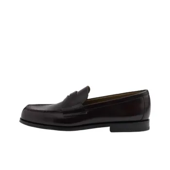 PRADA Cordovan Loafers Men's Umber