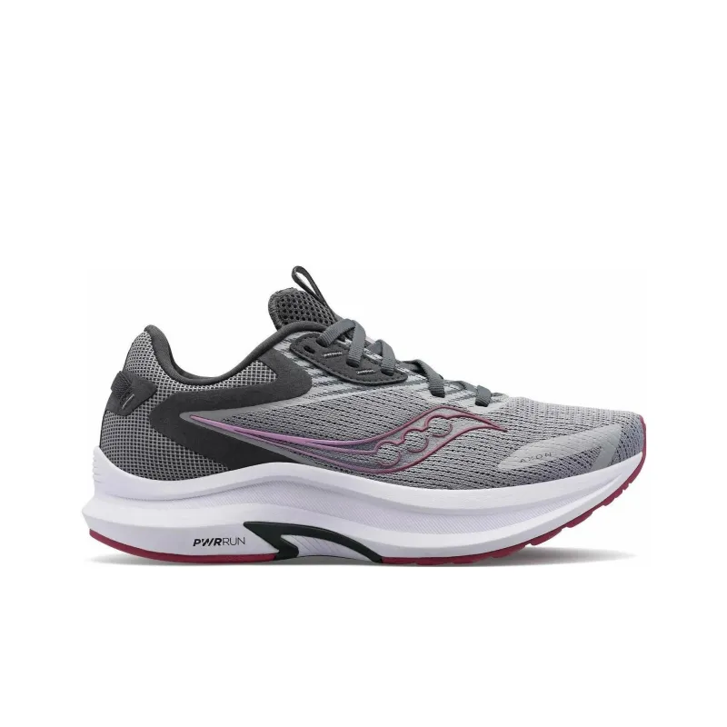 Saucony Axon 2 Anti-Slip Wear-Resistant Low-Top Running Shoes Men's Gray-1