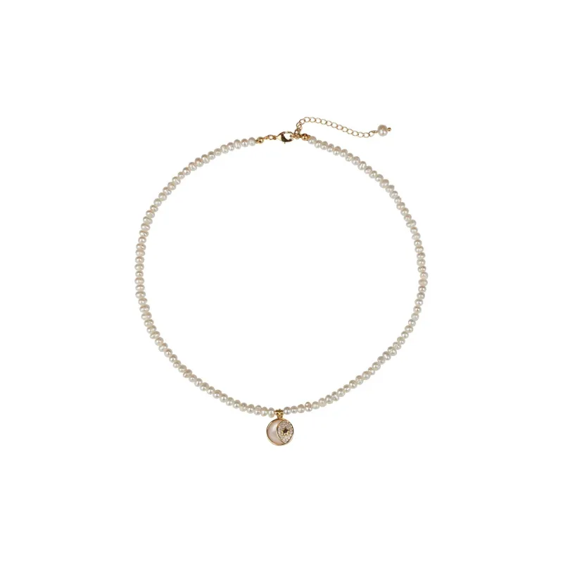 Andaozi Freshwater Pearl Necklaces Women's-0