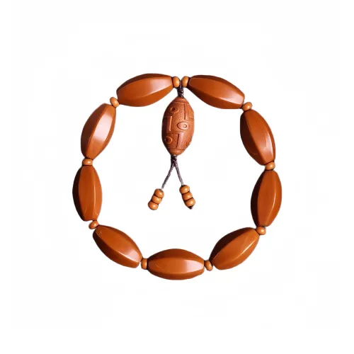 MUSHIFEN Olive Pit Bracelets Unisex