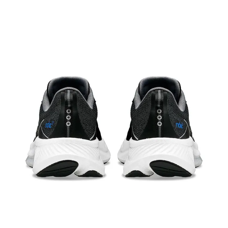 Saucony Anti Slip Wear Resistant Low Top Running Shoes Women's Black White-4