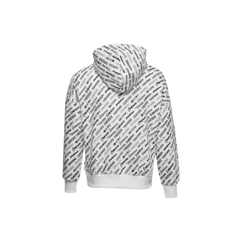 Converse AOP Pullover PO Hoodie Sweatshirt Women's White-1
