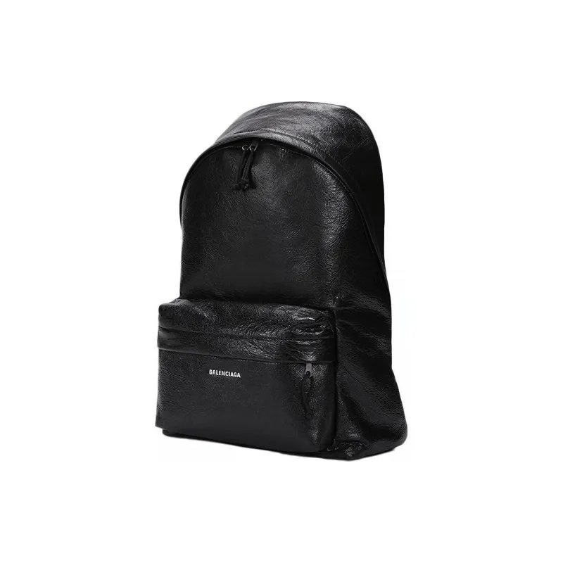 Balenciaga Explorer Sheepskin Backpack Men's Black-2