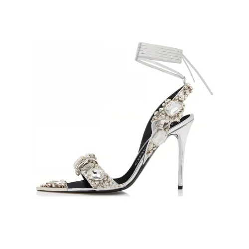 TOM FORD One Strap Y-3 10.5cm Women's Silver