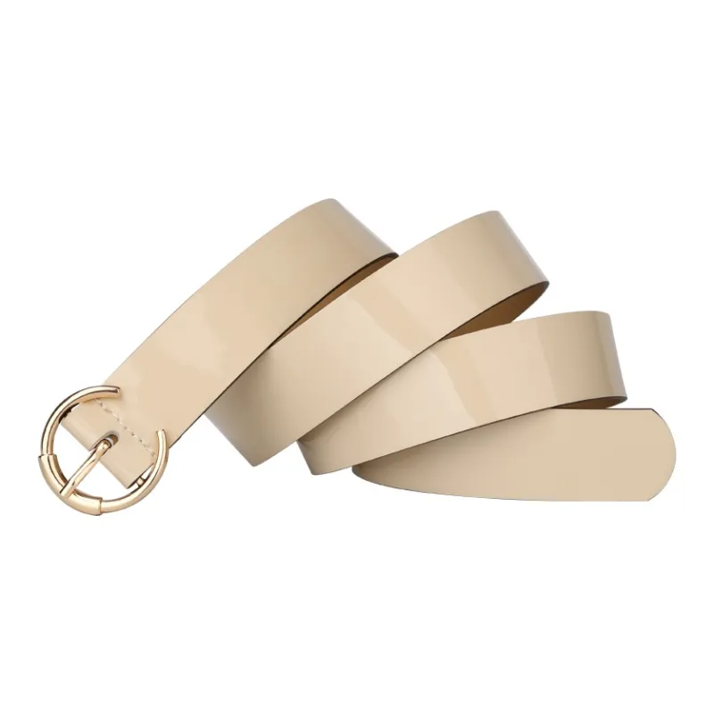 CATELLES Top Grain Cow Leather Leather Belts Women's Black/Burgundy/Coffee/Apricot 2.8cm-17