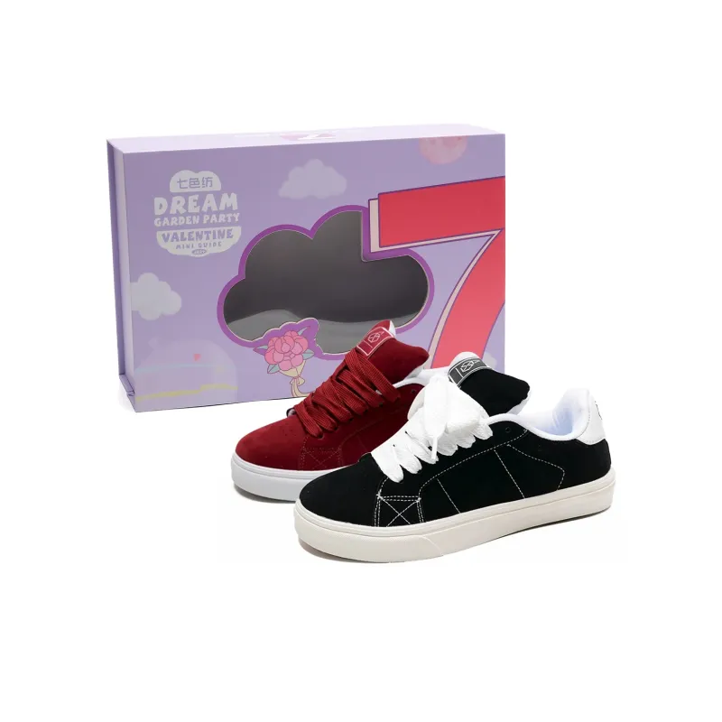 7 SEVFUN Wear resistant And Lightweight Low Top Skateboard Shoes Unisex Black-25