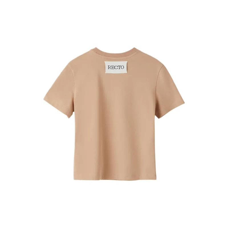 RECTO T-Shirt Women's LIGHT BEIGE/Light Beige-1