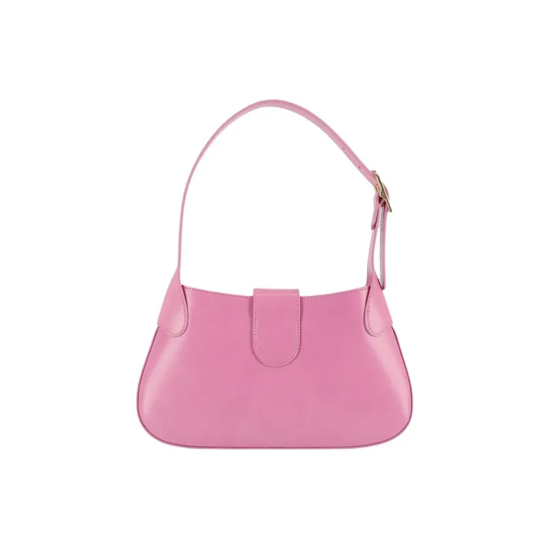 Sandro Cow Leather Handbag Shoulder Bag Small Size Women's Pink-2