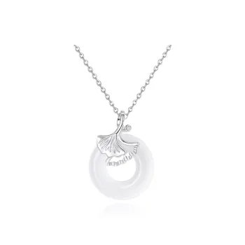Chongqing Gold Store Chalcedony Necklaces Unisex