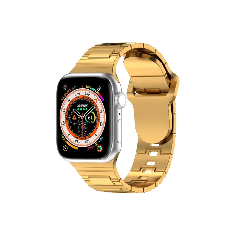 Bevichi Apple Compatibility Watch Band Metal-4