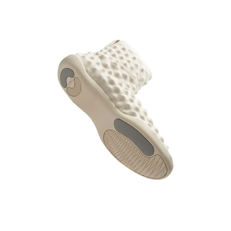 EQLZ EQUALIZER Non slip Lightweight High Top Casual Shoes Unisex Beige-5