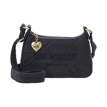 LOVE MOSCHINO Velvet Crossbody Bag Shoulder Bag Women's Midnight Blue