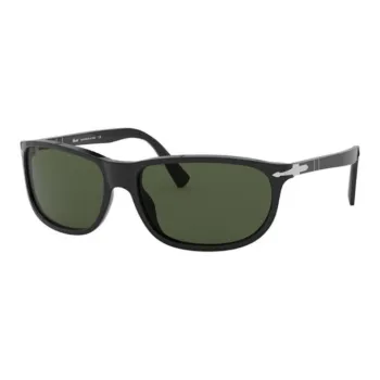 PERSOL Rectangular Sunglasses Men's Black