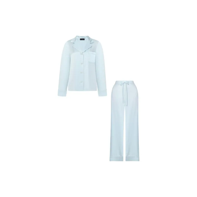 SILKY MIRACLE FW23 Pajama Set Women's Blue-0