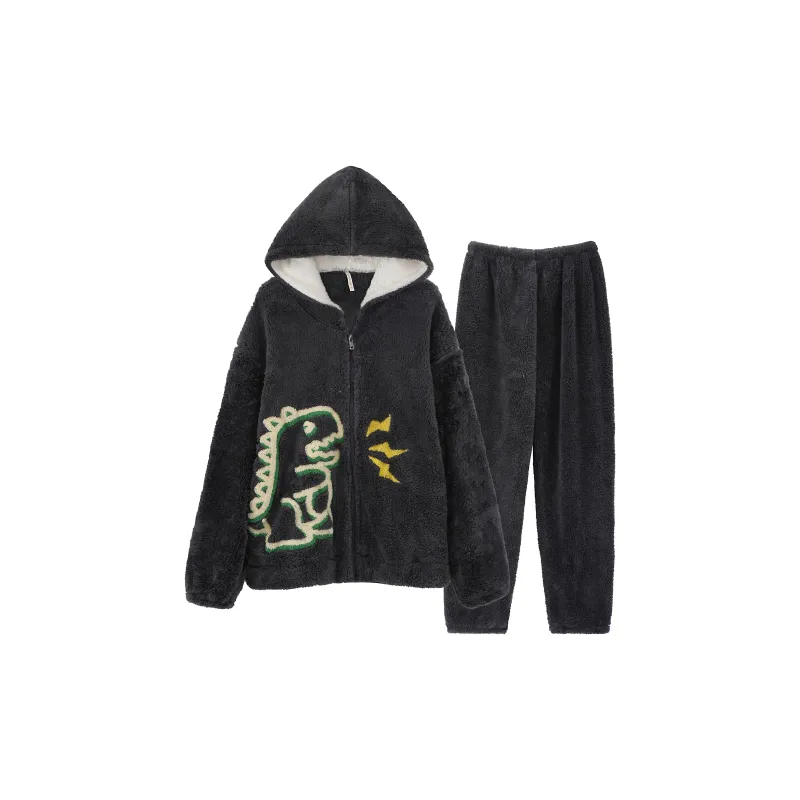 Ta Yan Pajama Set Men's Dark Gray-0